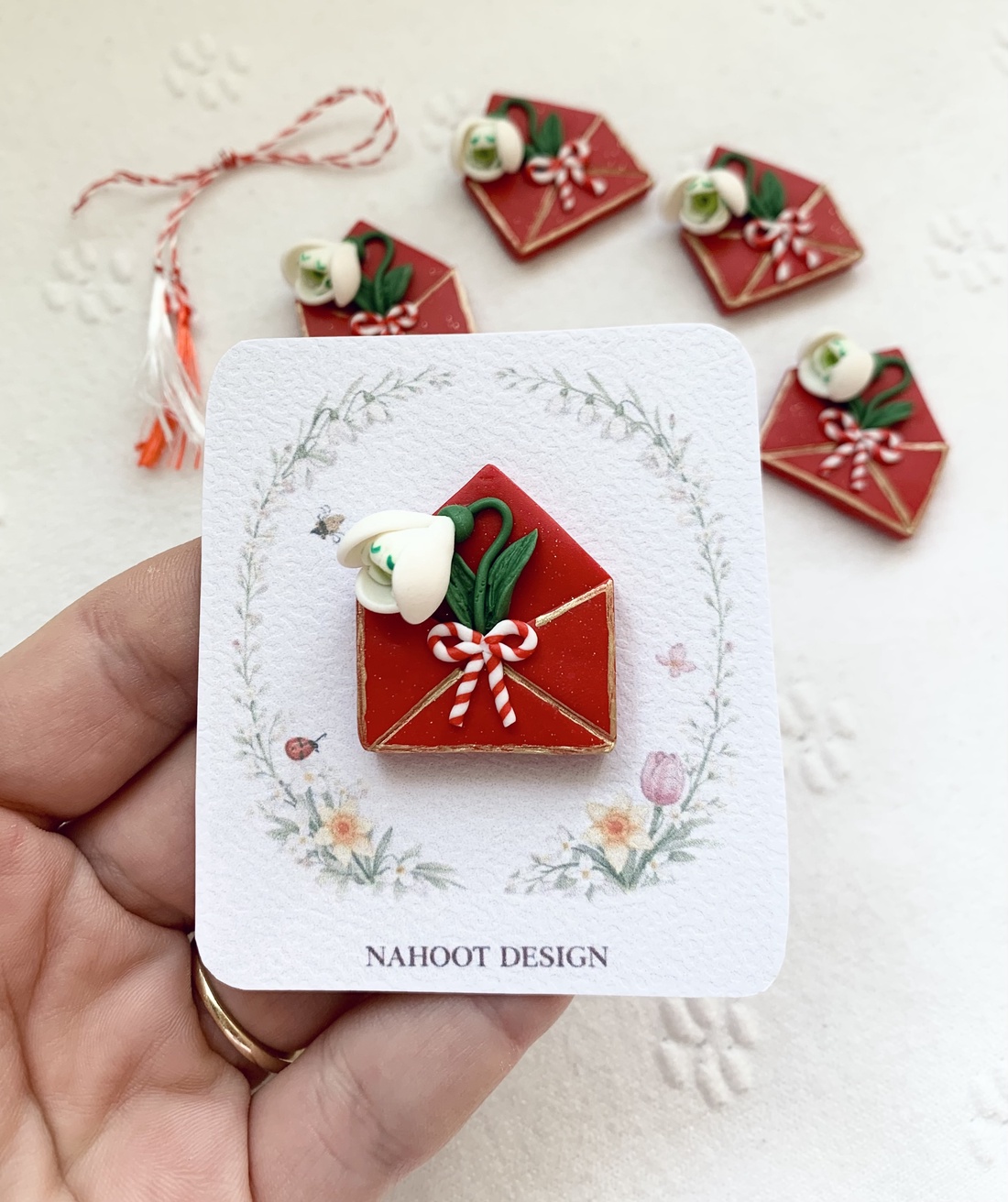 Martisor Ghiocel - crăciun - cadouri de moș crăciun - cadouri de moș crăciun - Artynos.ro