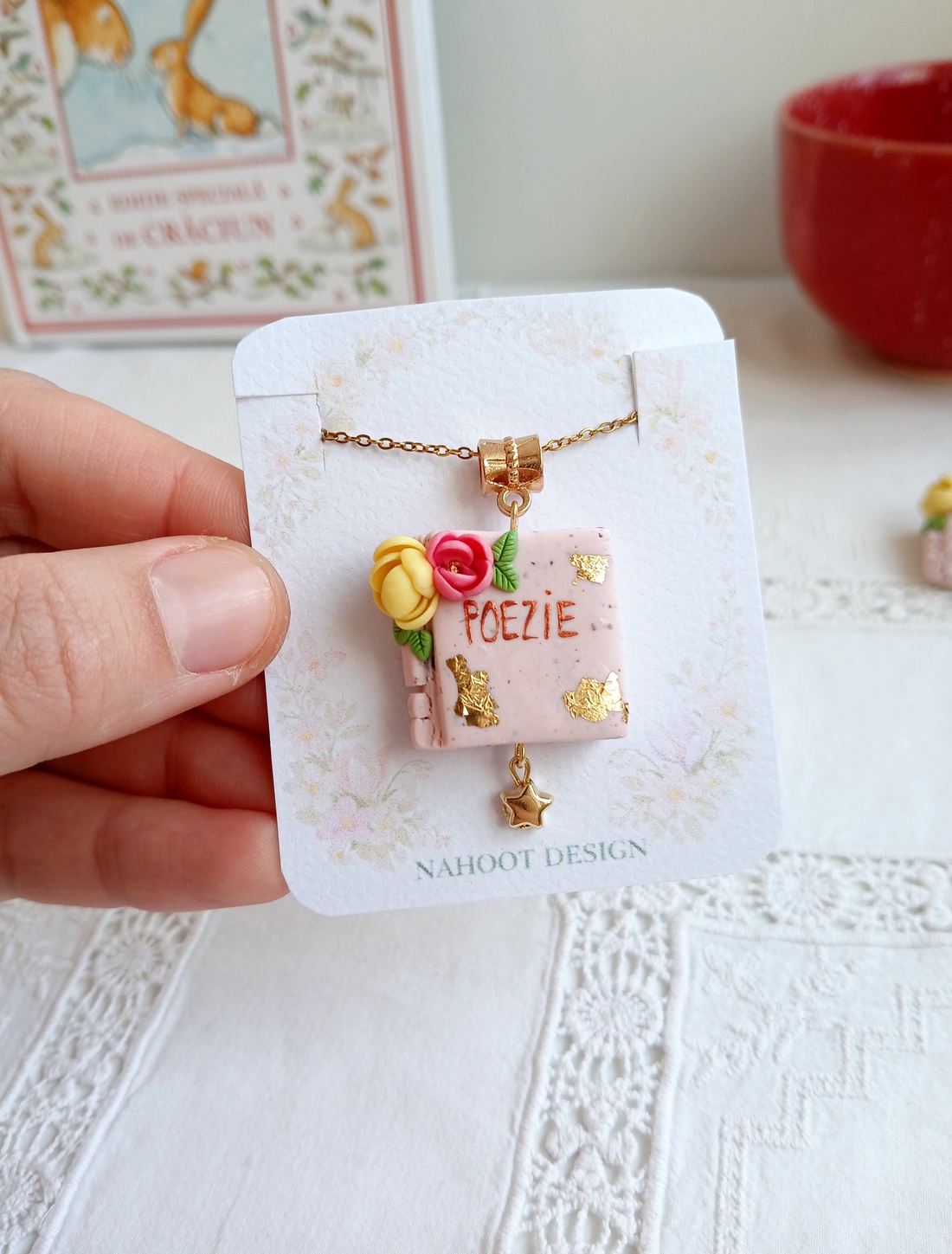 Colier Carte - bijuterii - coliere - coliere cu pandative - Artynos.ro