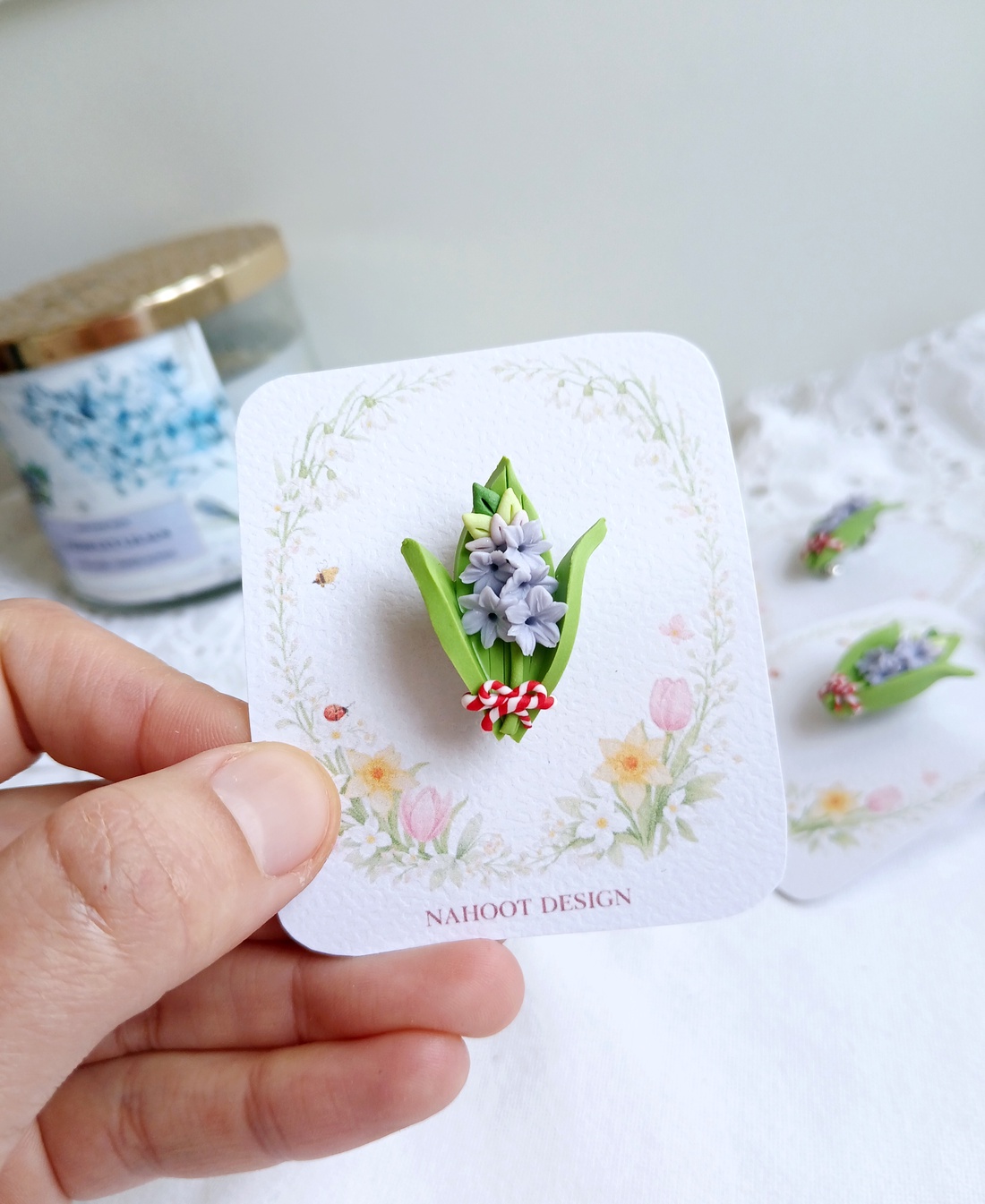 Broșă Mărțișor  - bijuterii - mărțișor - Artynos.ro