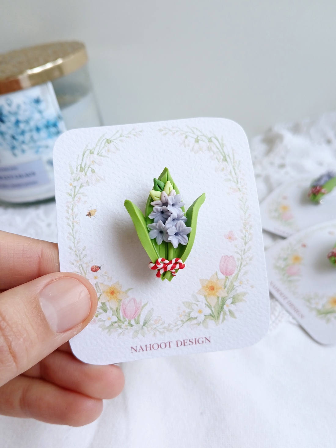 Broșă Mărțișor  - bijuterii - mărțișor - Artynos.ro