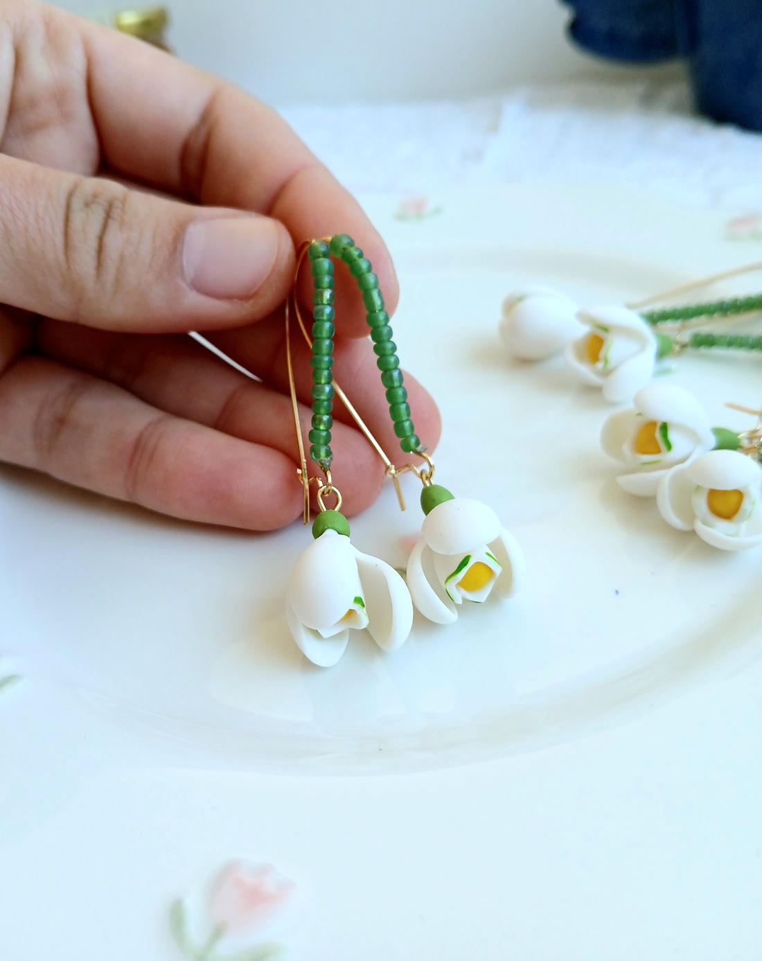 Cercei Ghiocei - bijuterii - cercei - cercei cu figurine - Artynos.ro