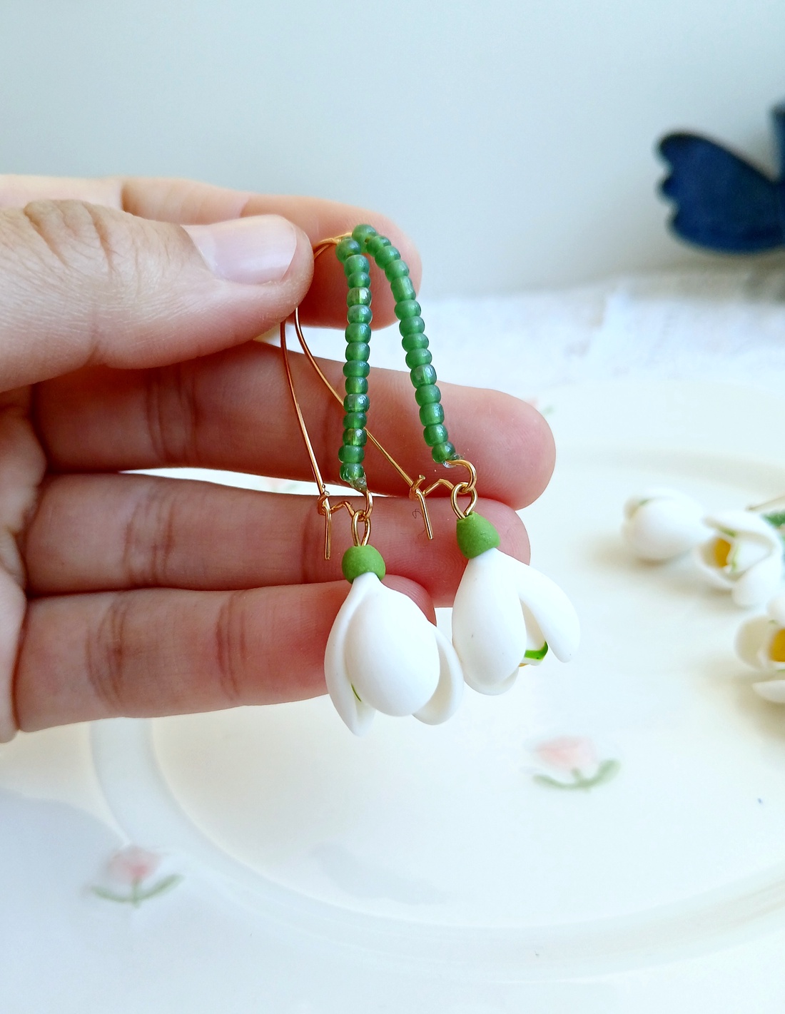 Cercei Ghiocei - bijuterii - cercei - cercei cu figurine - Artynos.ro