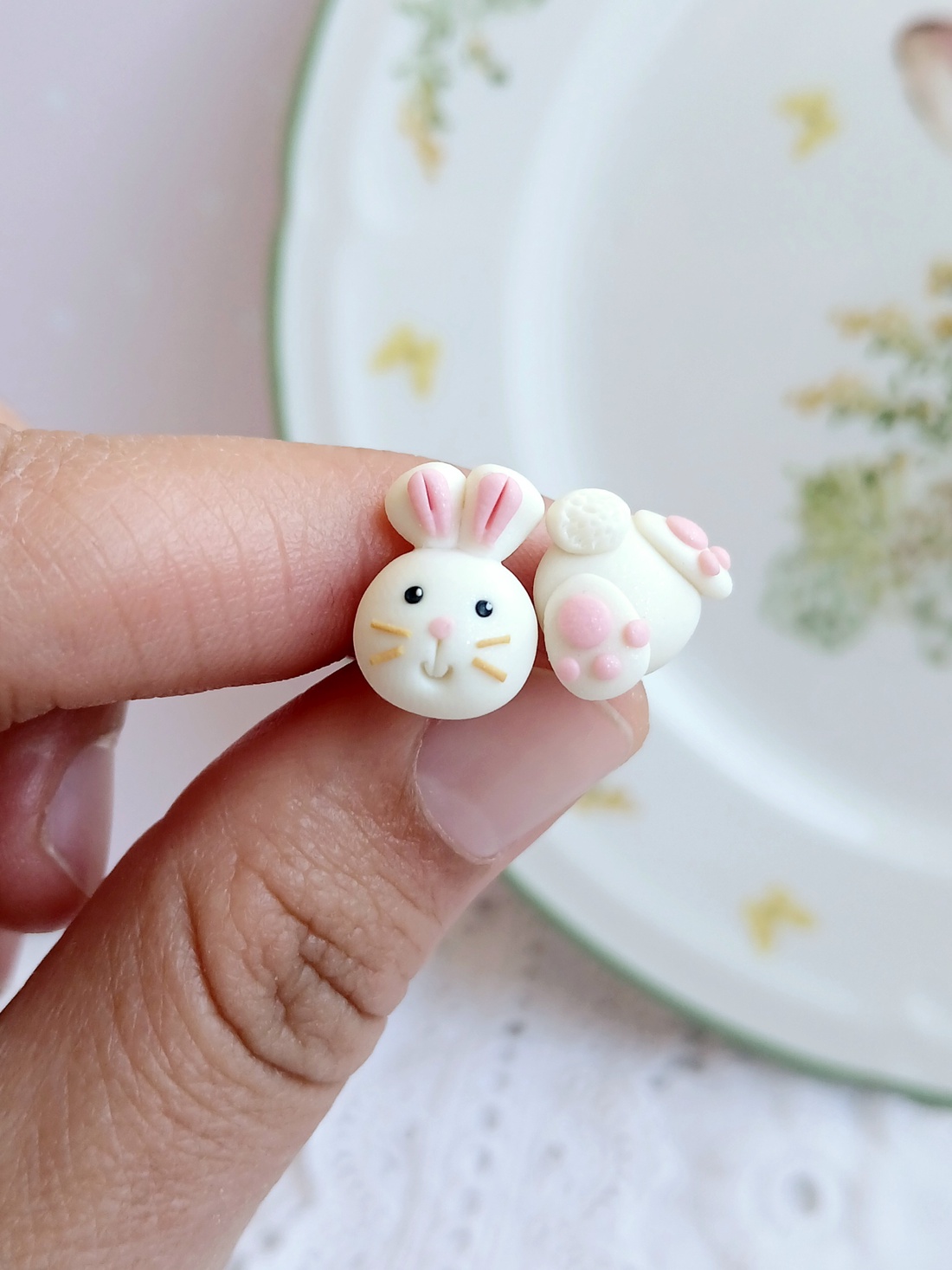 Cercei Iepuras - bijuterii - cercei - cercei cu figurine - Artynos.ro