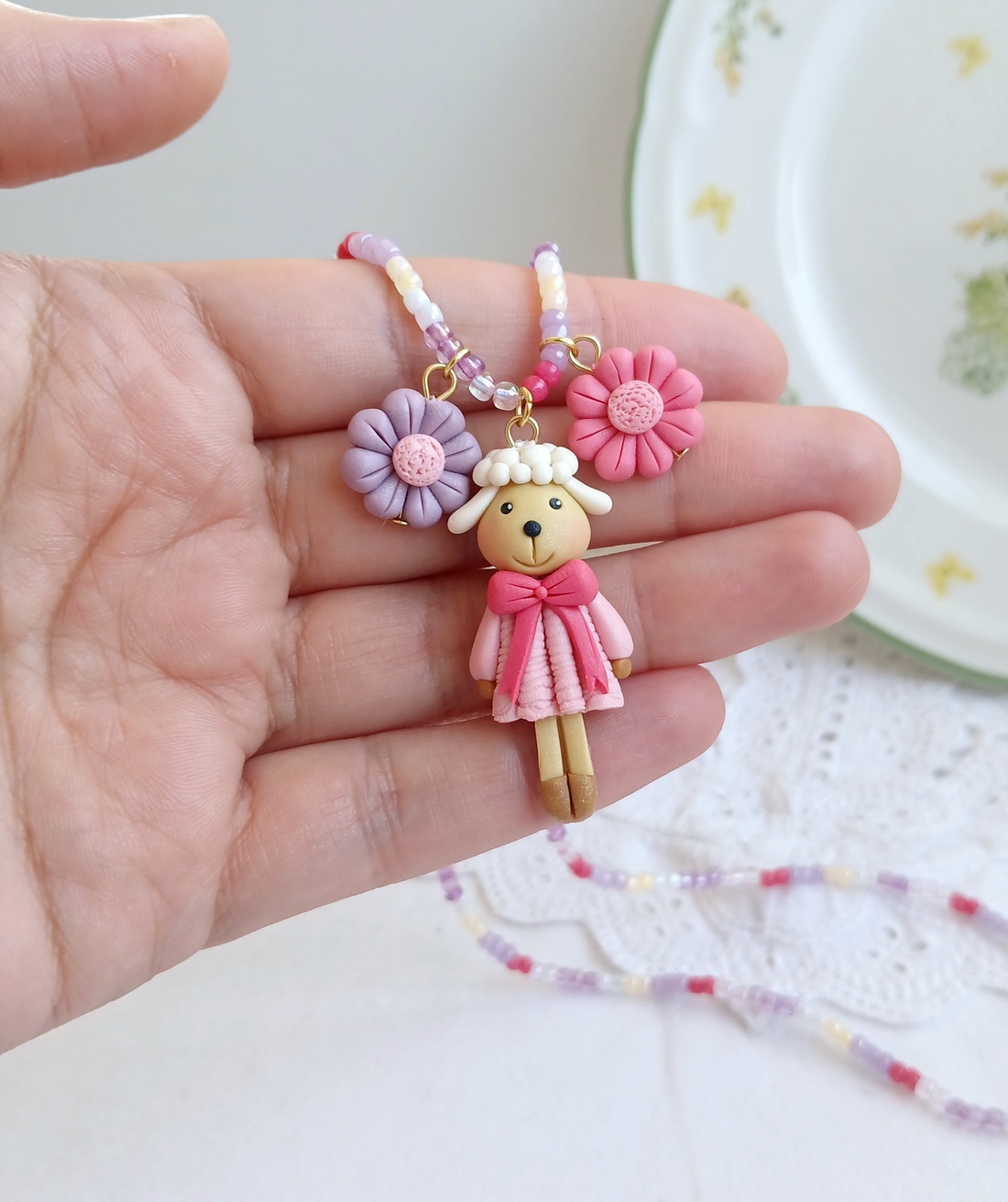 Colier Oiță - bijuterii - coliere - coliere cu pandative - Artynos.ro