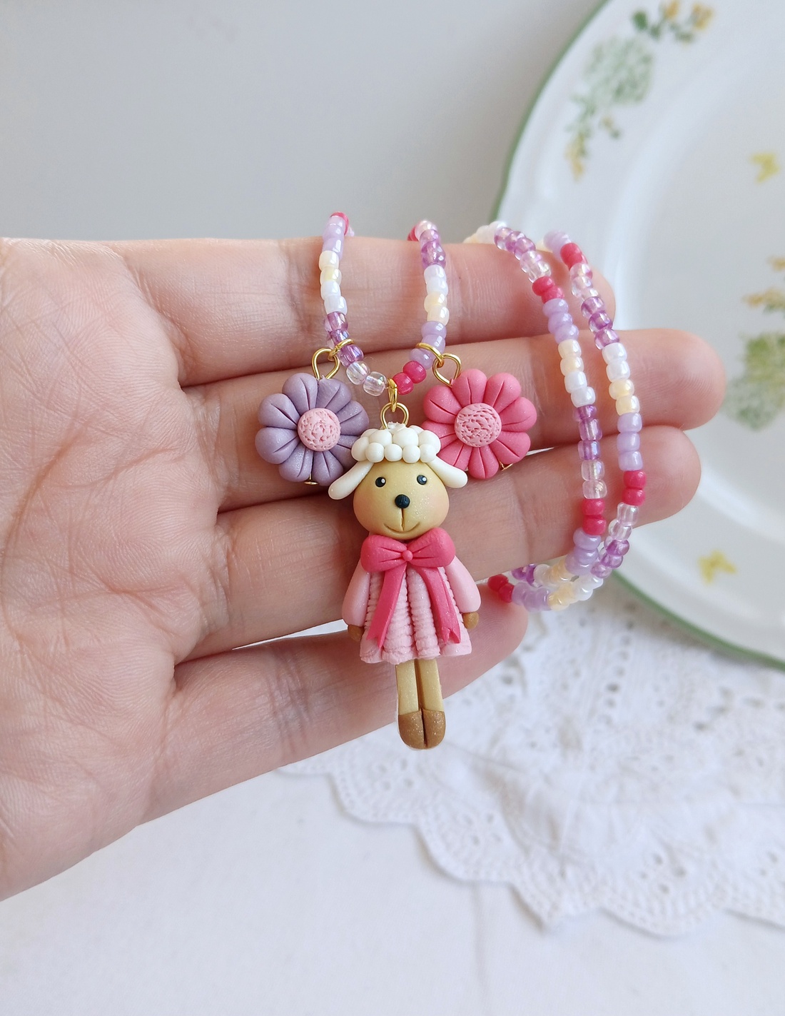 Colier Oiță - bijuterii - coliere - coliere cu pandative - Artynos.ro