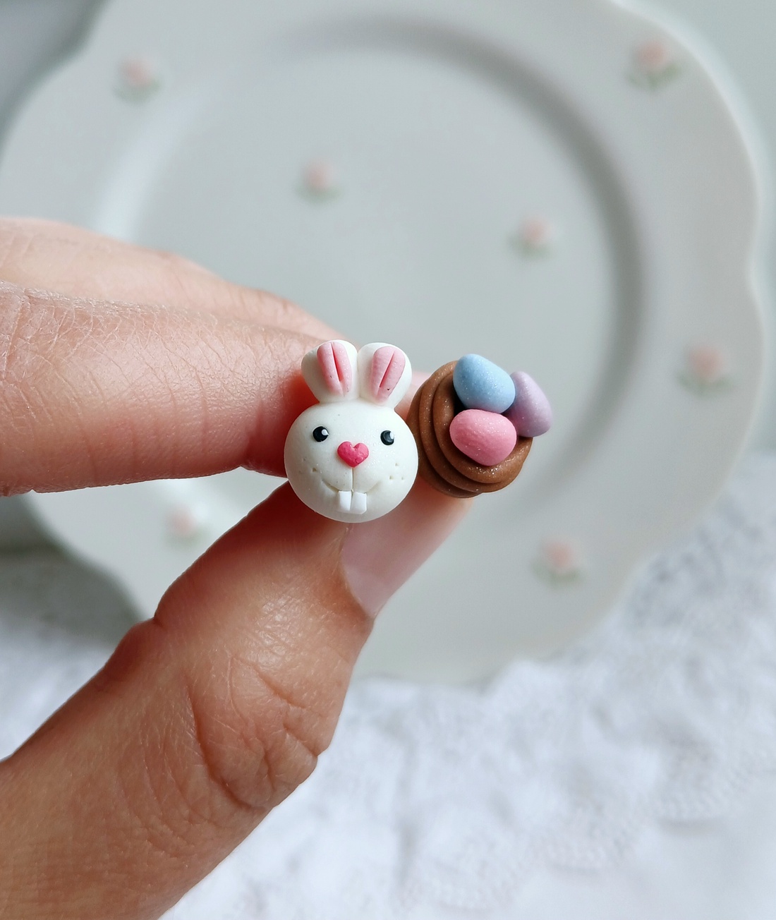 Cercei Iepuras - bijuterii - cercei - cercei cu figurine - Artynos.ro