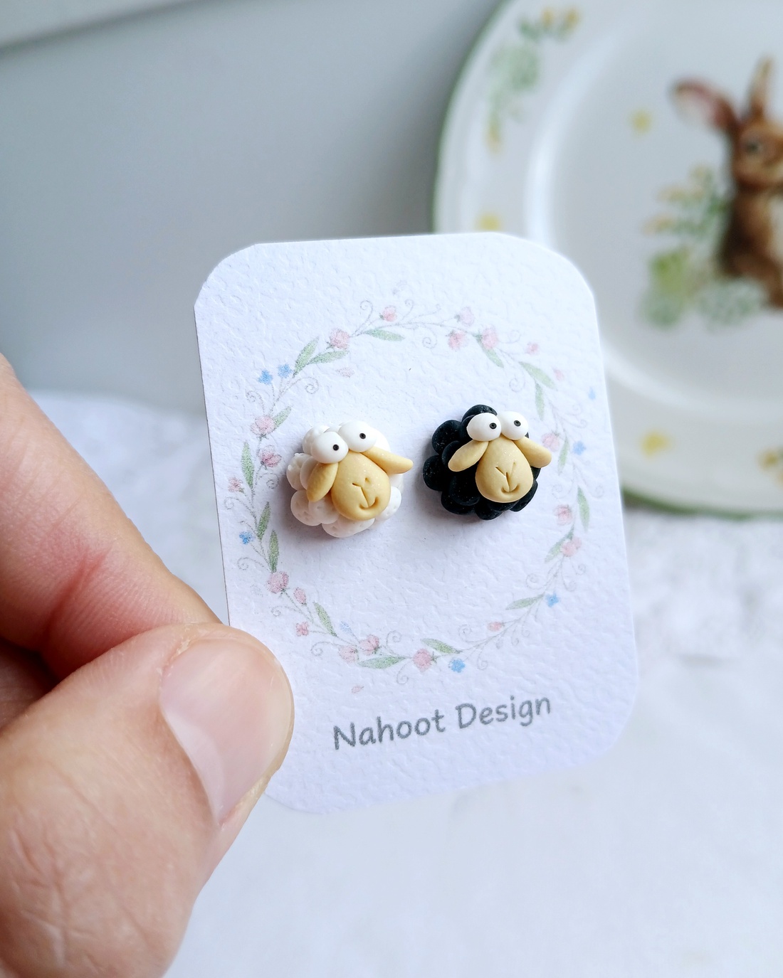 Cercei Oițe - bijuterii - cercei - cercei cu figurine - Artynos.ro