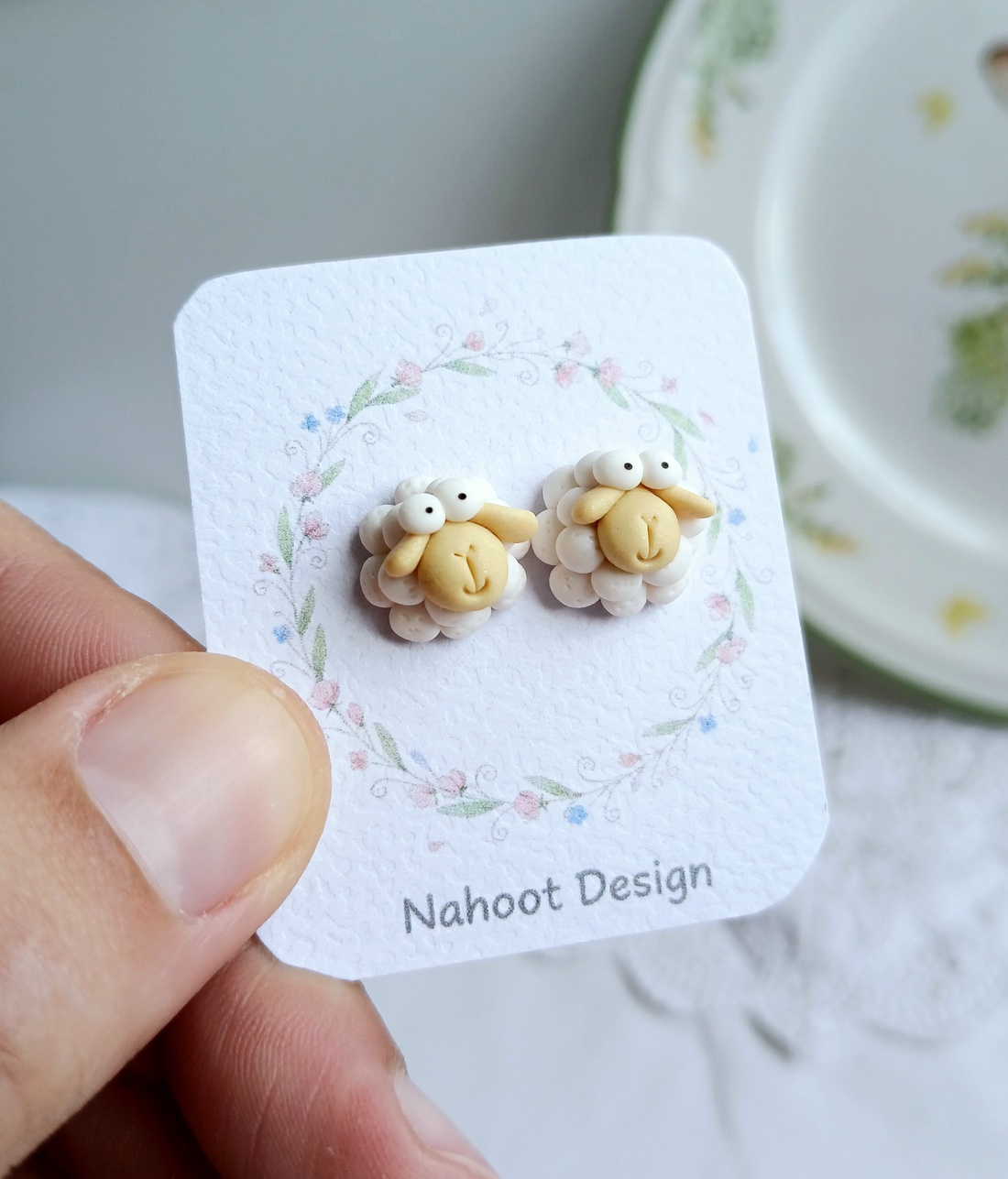 Cercei Oițe - bijuterii - cercei - cercei cu figurine - Artynos.ro