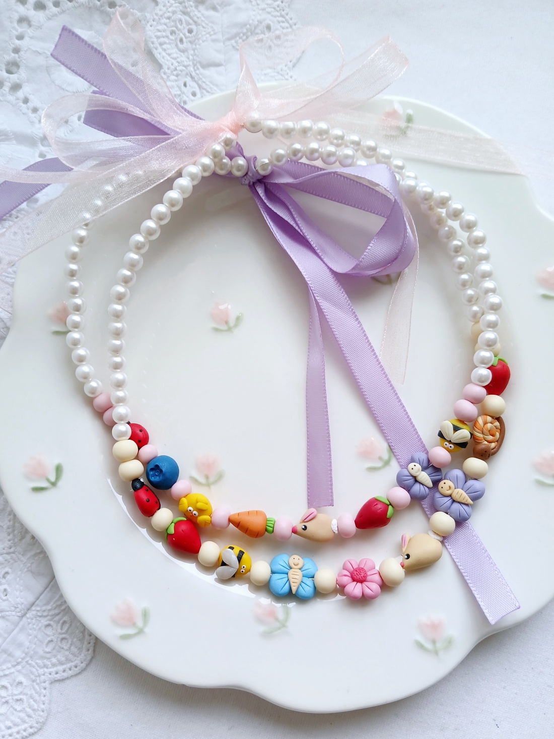 Colier Sweet Easter - bijuterii - coliere - coliere cu pandative - Artynos.ro