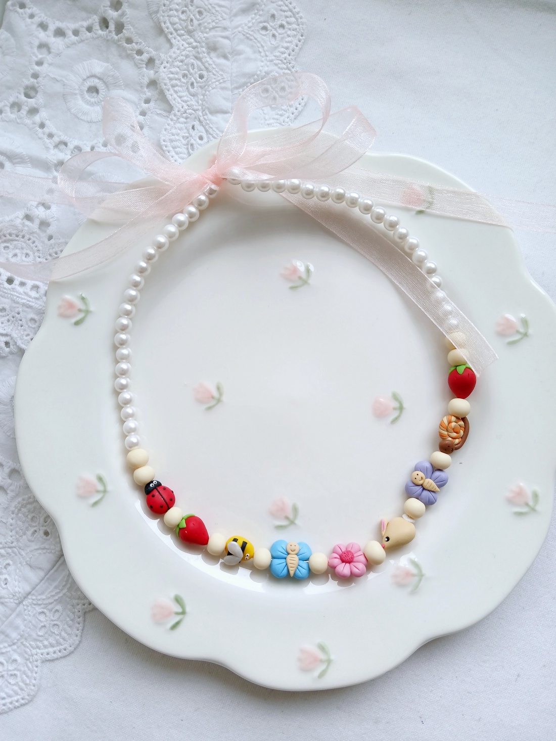 Colier Sweet Easter - bijuterii - coliere - coliere cu pandative - Artynos.ro