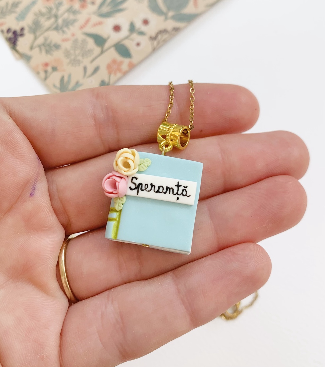 Colier Carte - crăciun - cadouri de moș crăciun - cadouri de moș crăciun - Artynos.ro