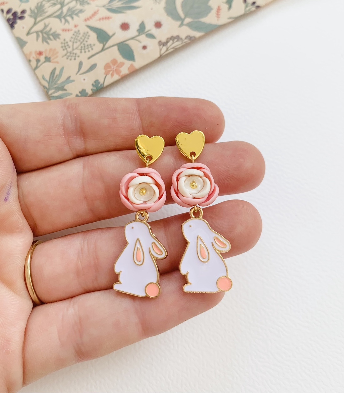 Cercei Iepurasi - bijuterii - cercei - clipsuri - Artynos.ro