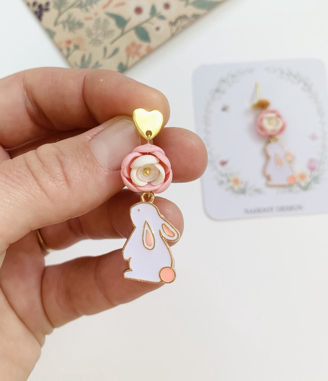 Cercei Iepurasi - bijuterii - cercei - clipsuri - Artynos.ro