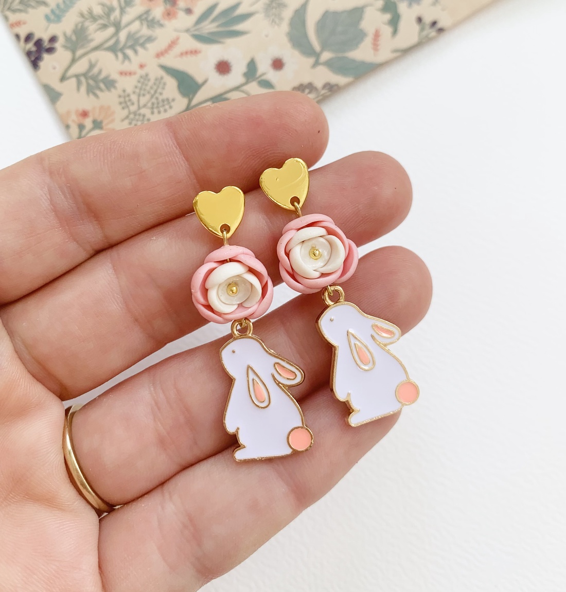 Cercei Iepurasi - bijuterii - cercei - clipsuri - Artynos.ro