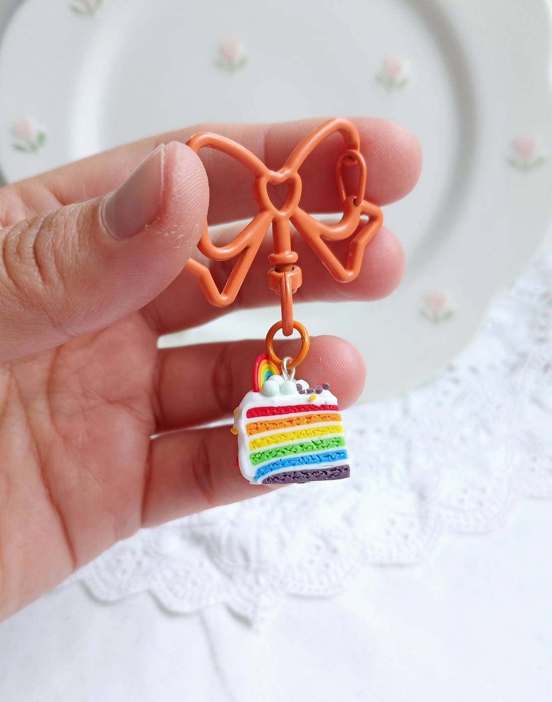Breloc Rainbow - genți și portofele - accesorii genți - breloc - Artynos.ro