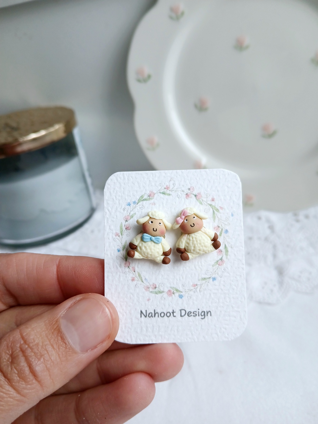 Cercei Mielușei - bijuterii - cercei - cercei cu figurine - Artynos.ro