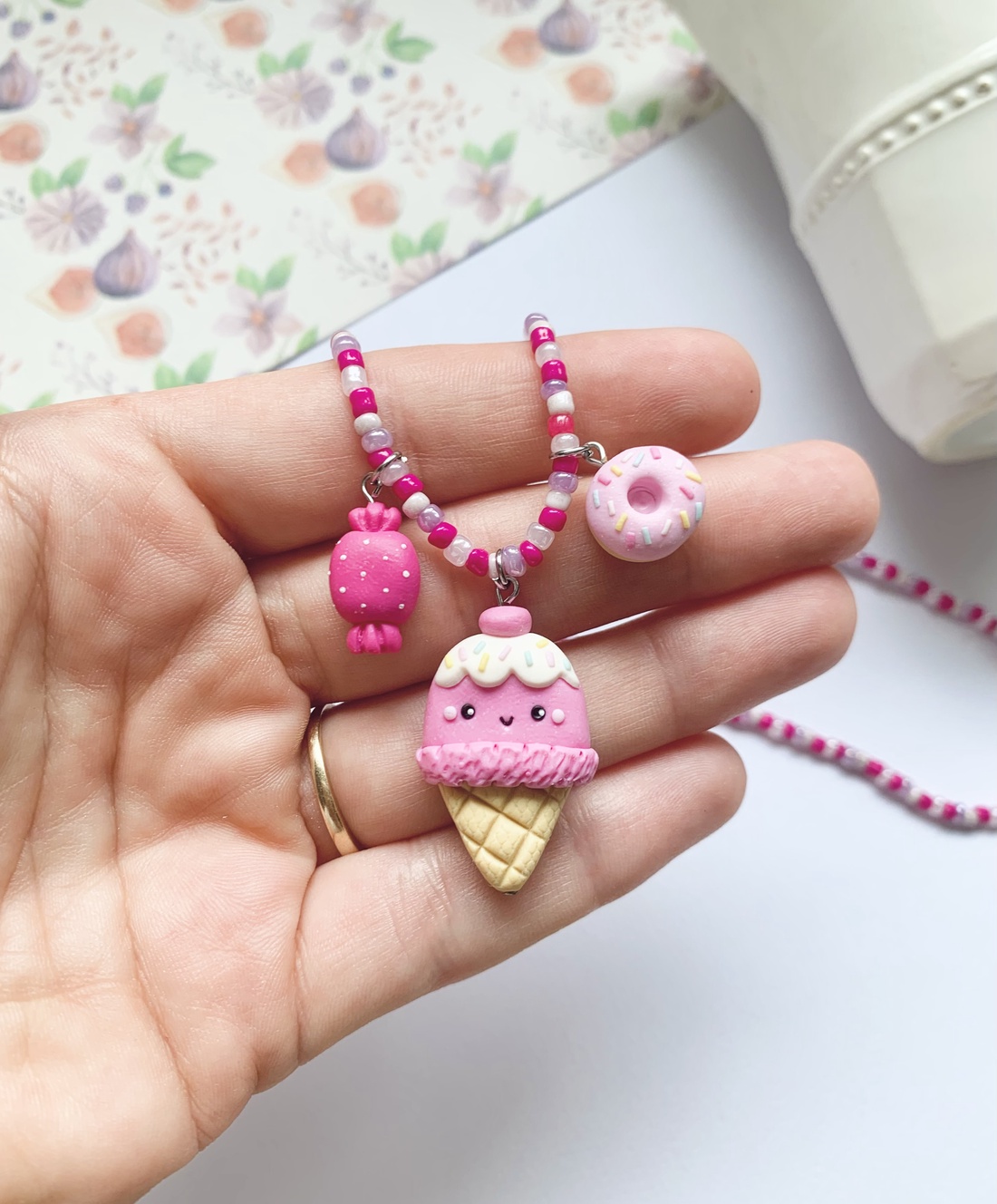 Colier Dulciurele - crăciun - cadouri de moș crăciun - cadouri de moș crăciun - Artynos.ro