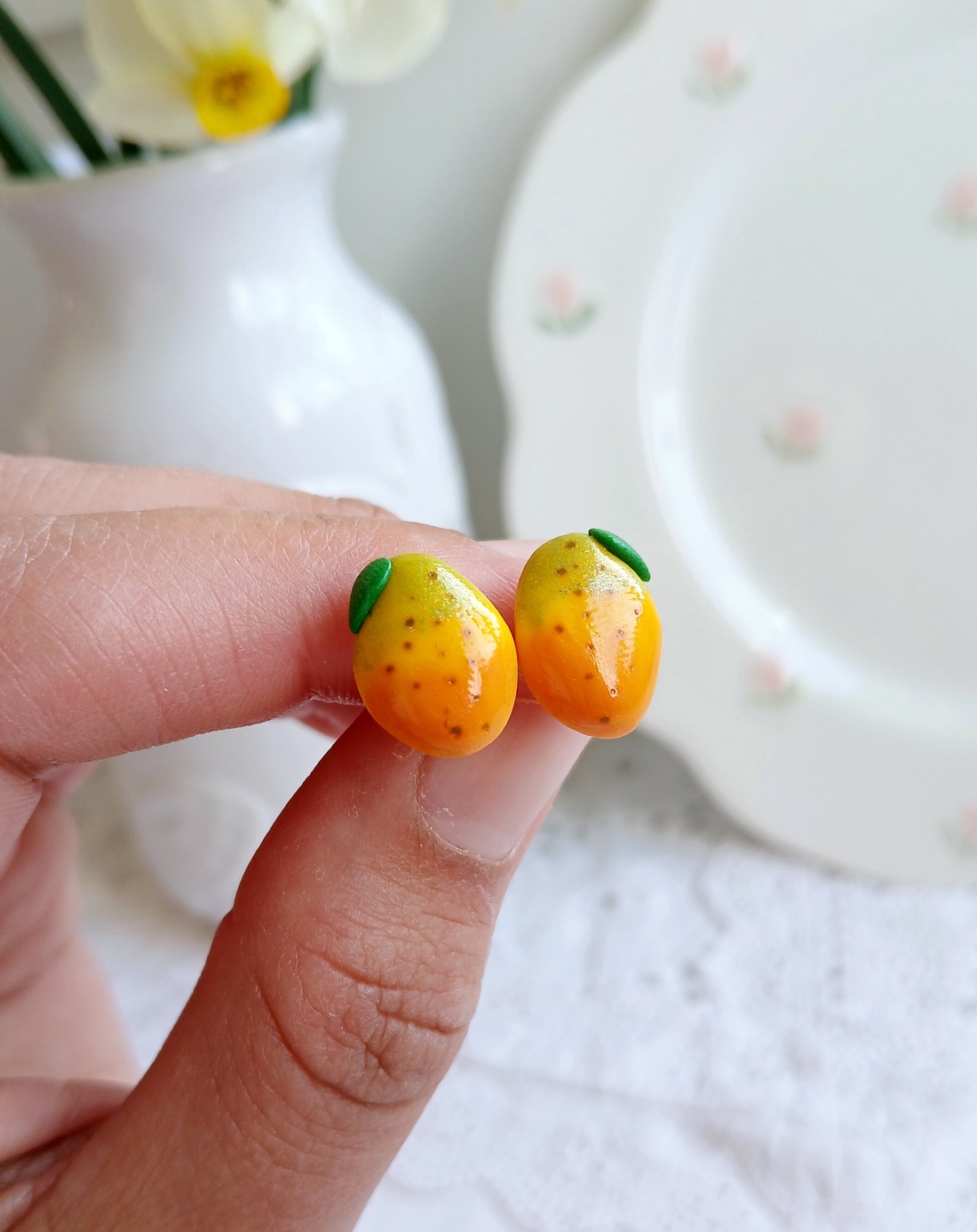 Cercei Fructe - bijuterii - cercei - cercei cu figurine - Artynos.ro