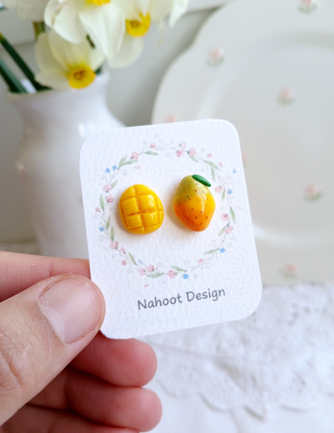 Cercei Fructe - bijuterii - cercei - cercei cu figurine - Artynos.ro