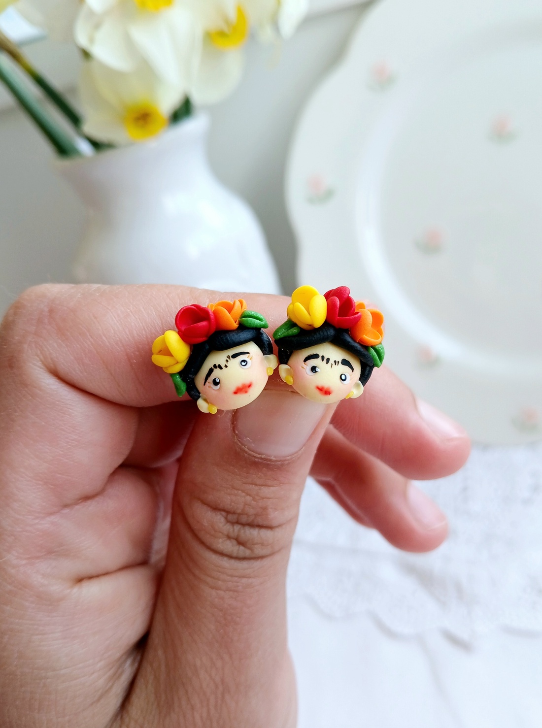 Cercei Art - bijuterii - cercei - cercei cu figurine - Artynos.ro