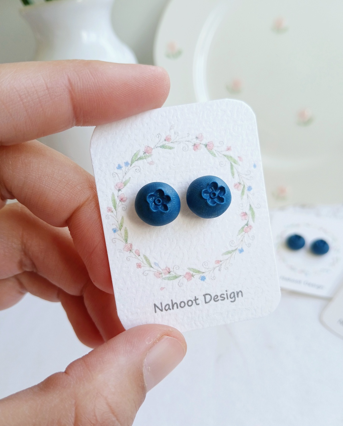 Cercei Afine - bijuterii - cercei - cercei cu figurine - Artynos.ro