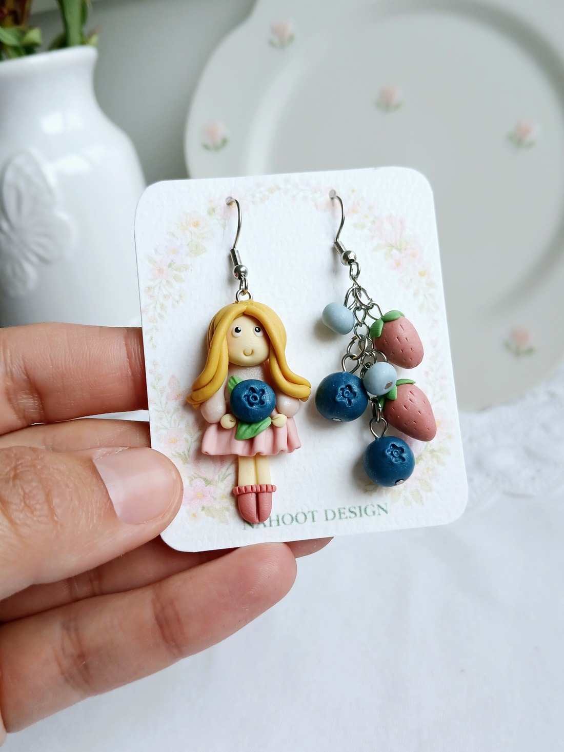 Cercei Forest Fruits - bijuterii - cercei - cercei cu figurine - Artynos.ro