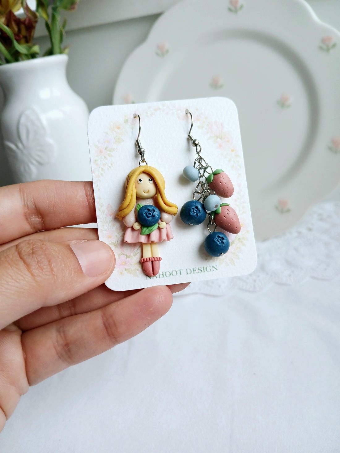 Cercei Forest Fruits - bijuterii - cercei - cercei cu figurine - Artynos.ro