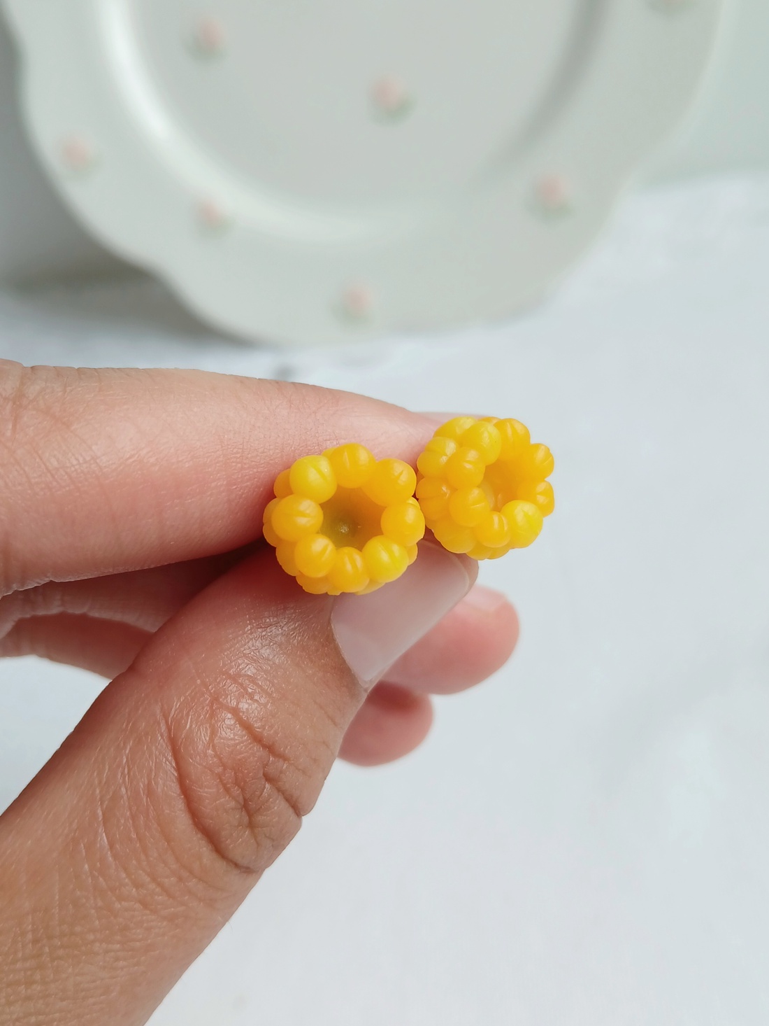 Cercei zmeura  - bijuterii - cercei - cercei cu figurine - Artynos.ro