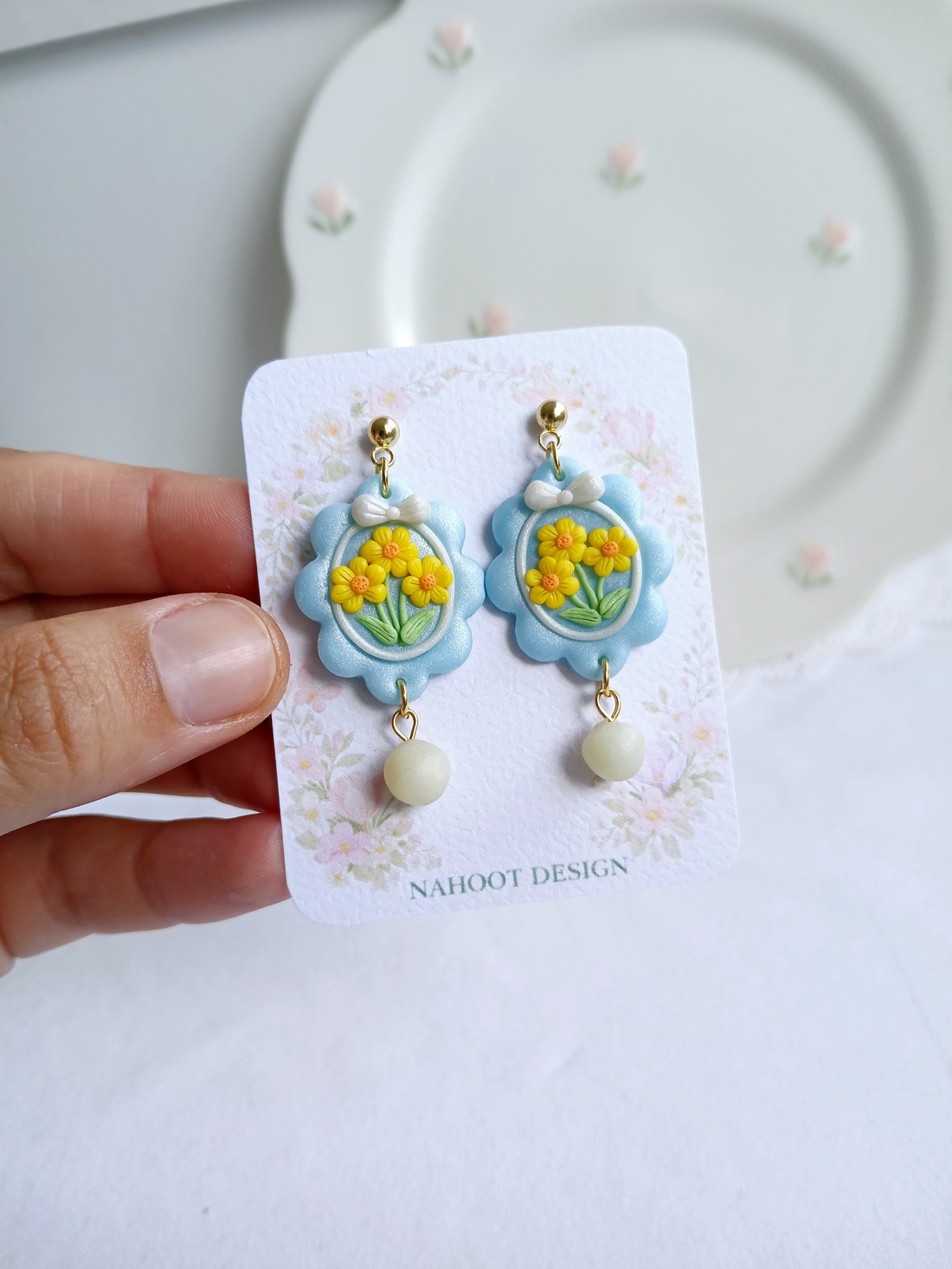 Cercei Flowers - bijuterii - cercei - cercei cu figurine - Artynos.ro