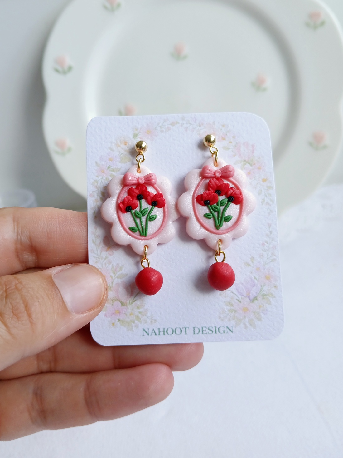 Cercei Flowers - bijuterii - cercei - cercei cu figurine - Artynos.ro