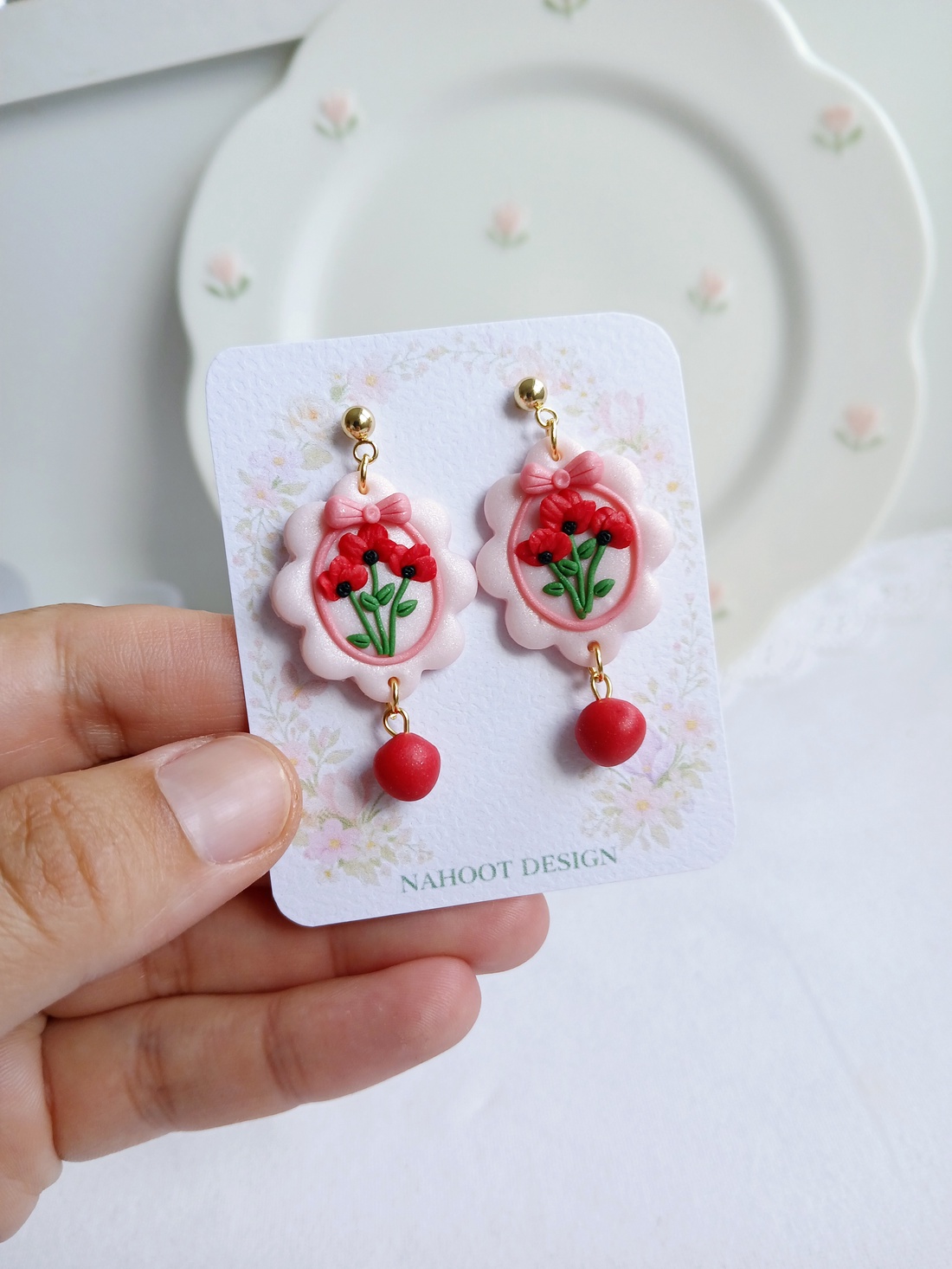 Cercei Flowers - bijuterii - cercei - cercei cu figurine - Artynos.ro