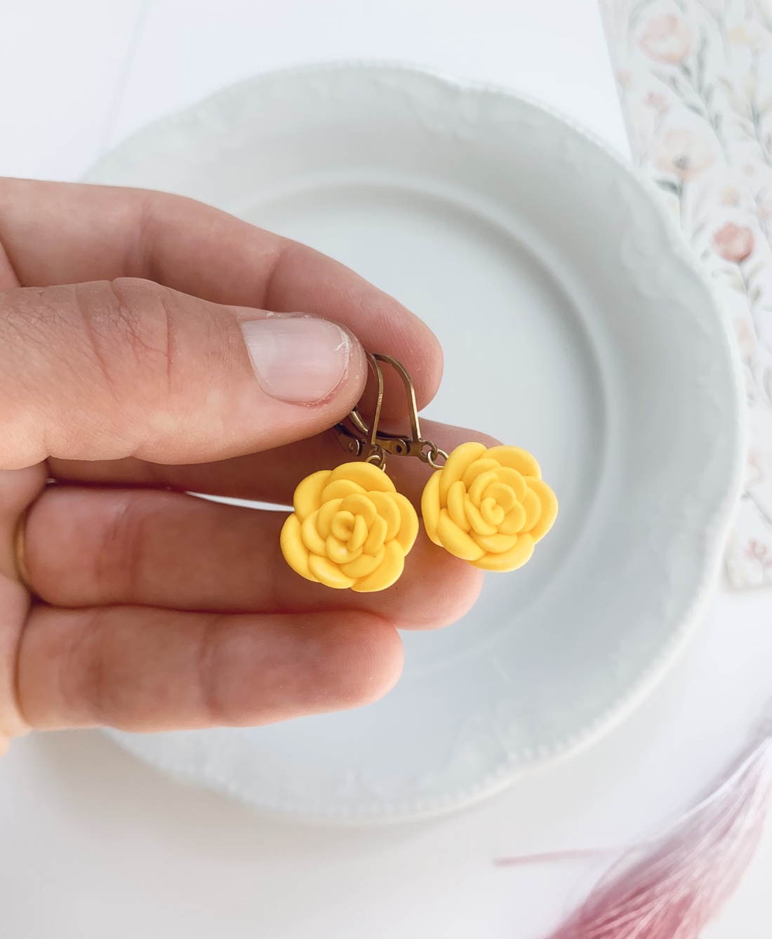 Cercei flowers - bijuterii - cercei - cercei cu figurine - Artynos.ro