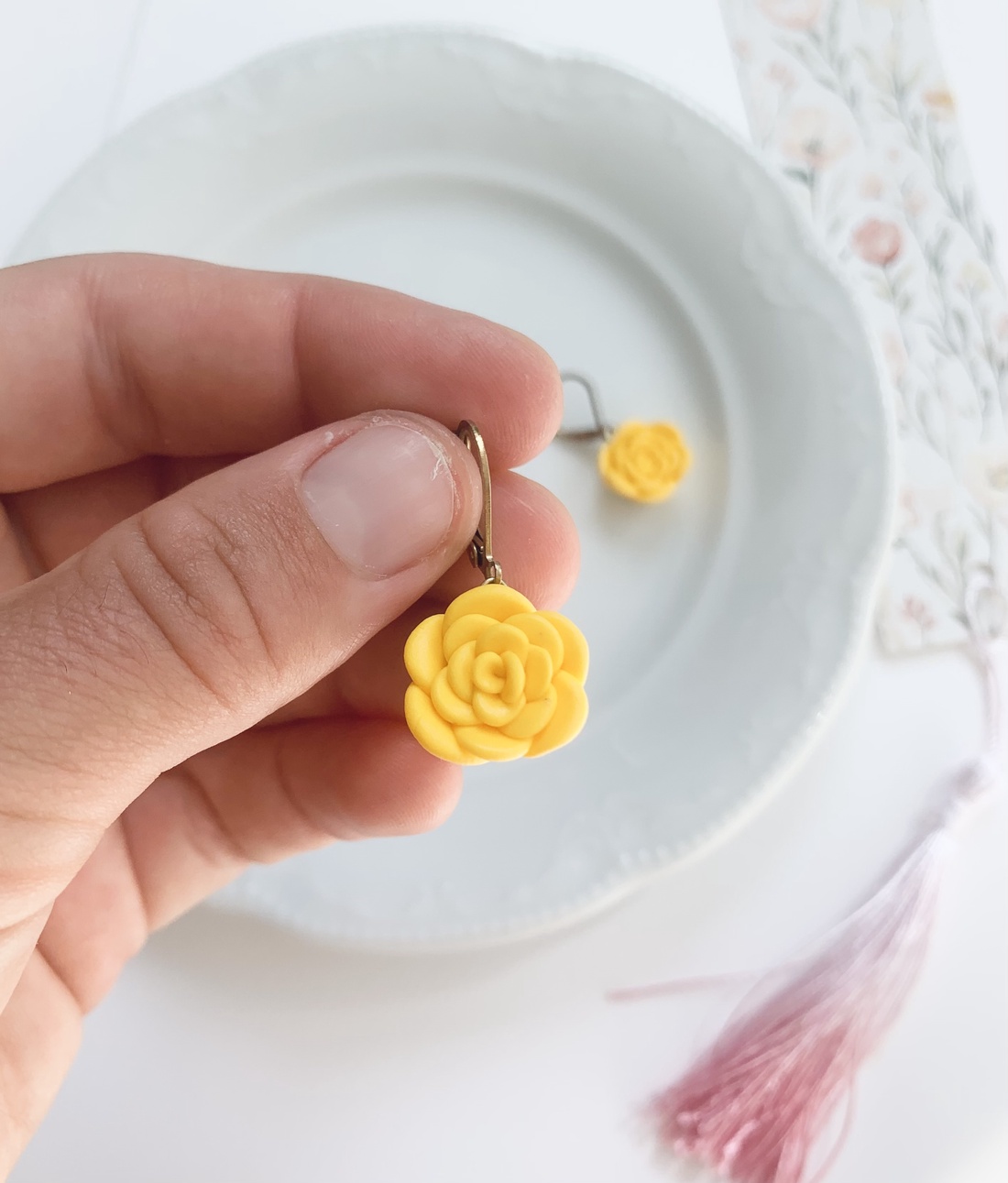 Cercei flowers - bijuterii - cercei - cercei cu figurine - Artynos.ro