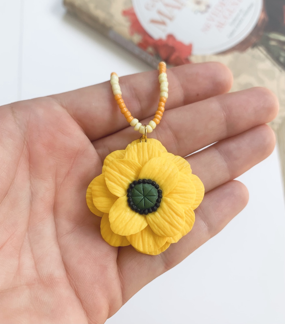 Colier Poppy - crăciun - cadouri de moș crăciun - cadouri de moș crăciun - Artynos.ro