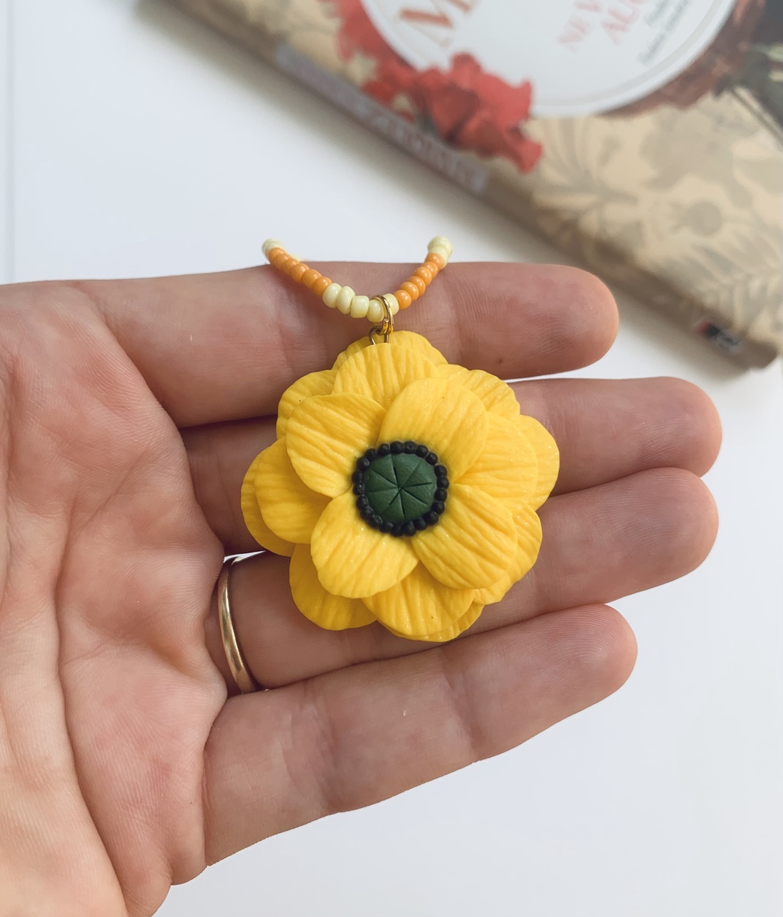 Colier Poppy - crăciun - cadouri de moș crăciun - cadouri de moș crăciun - Artynos.ro