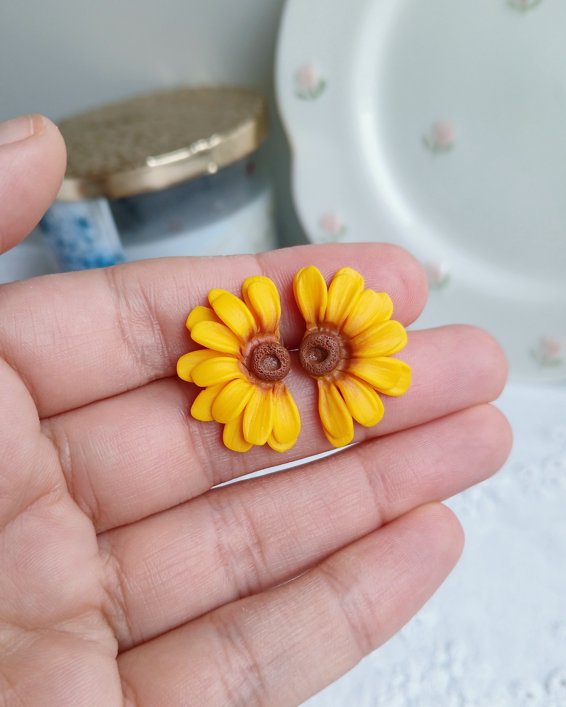 Cercei Flowers - bijuterii - cercei - cercei cu figurine - Artynos.ro