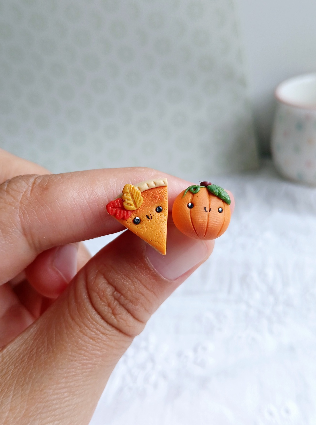 Cercei Pumpkin - bijuterii - cercei - cercei cu figurine - Artynos.ro