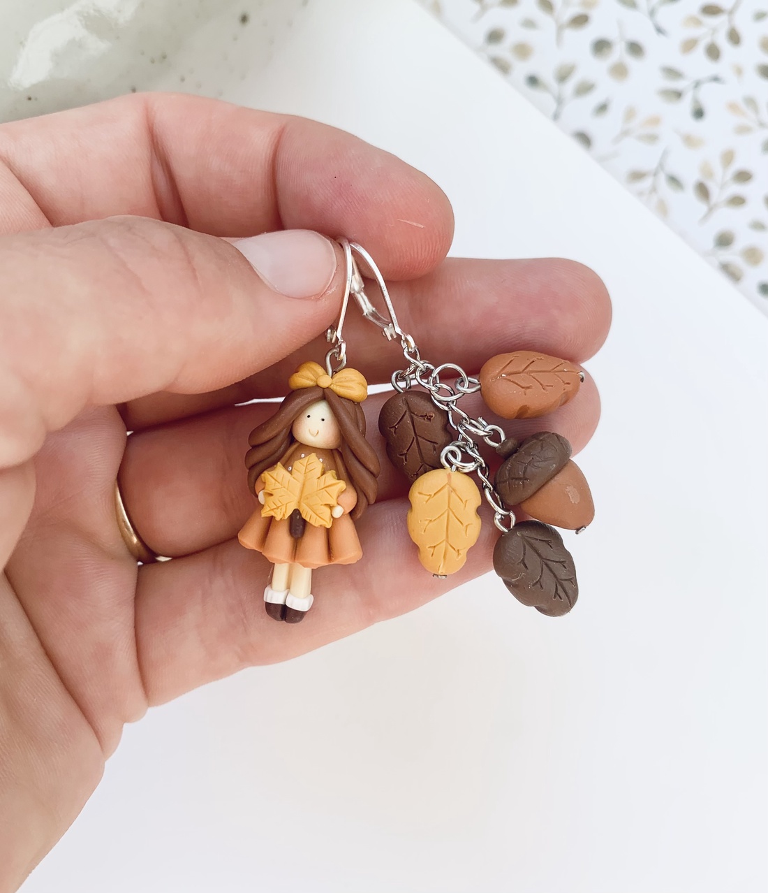 Cercei I love autumn - casă & stil de viață - decorațiuni de casă - halloween - tot ce ai nevoie de o petrecere! - bijuterii de halloween - Artynos.ro