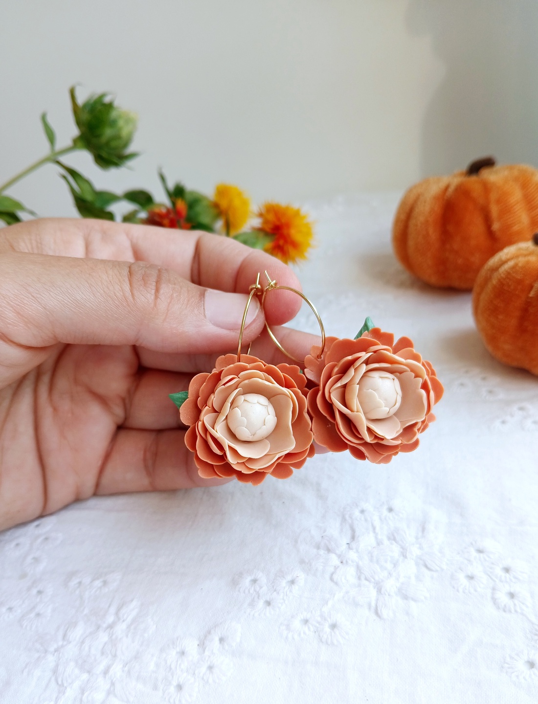 Cercei Autumn - bijuterii - cercei - cercei cu figurine - Artynos.ro