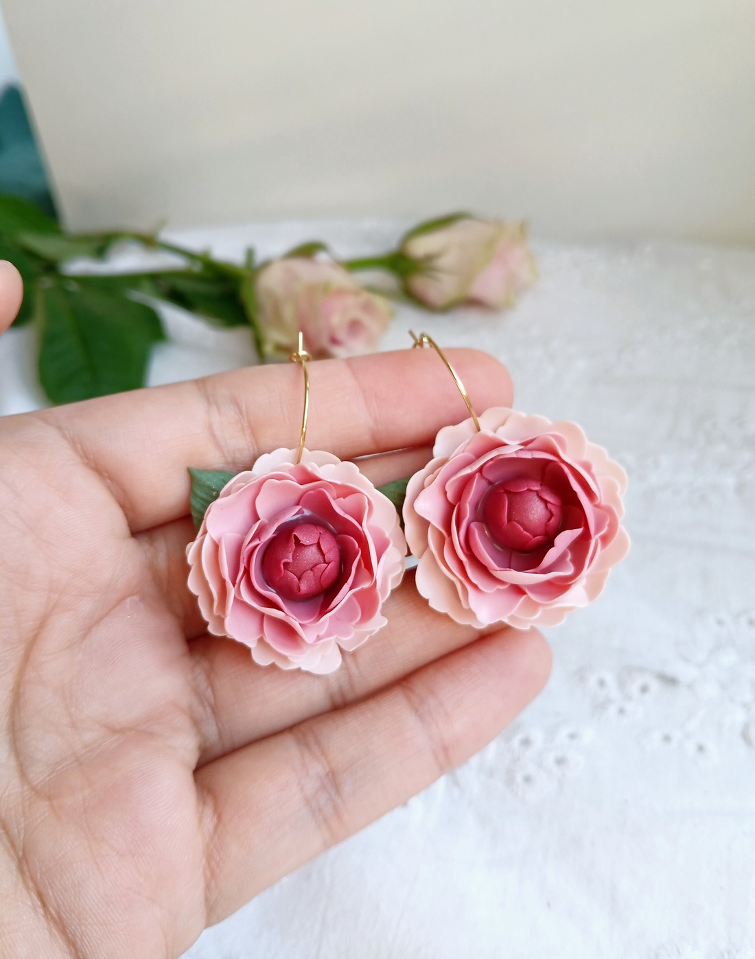 Cercei Flowers - bijuterii - cercei - cercei cu figurine - Artynos.ro