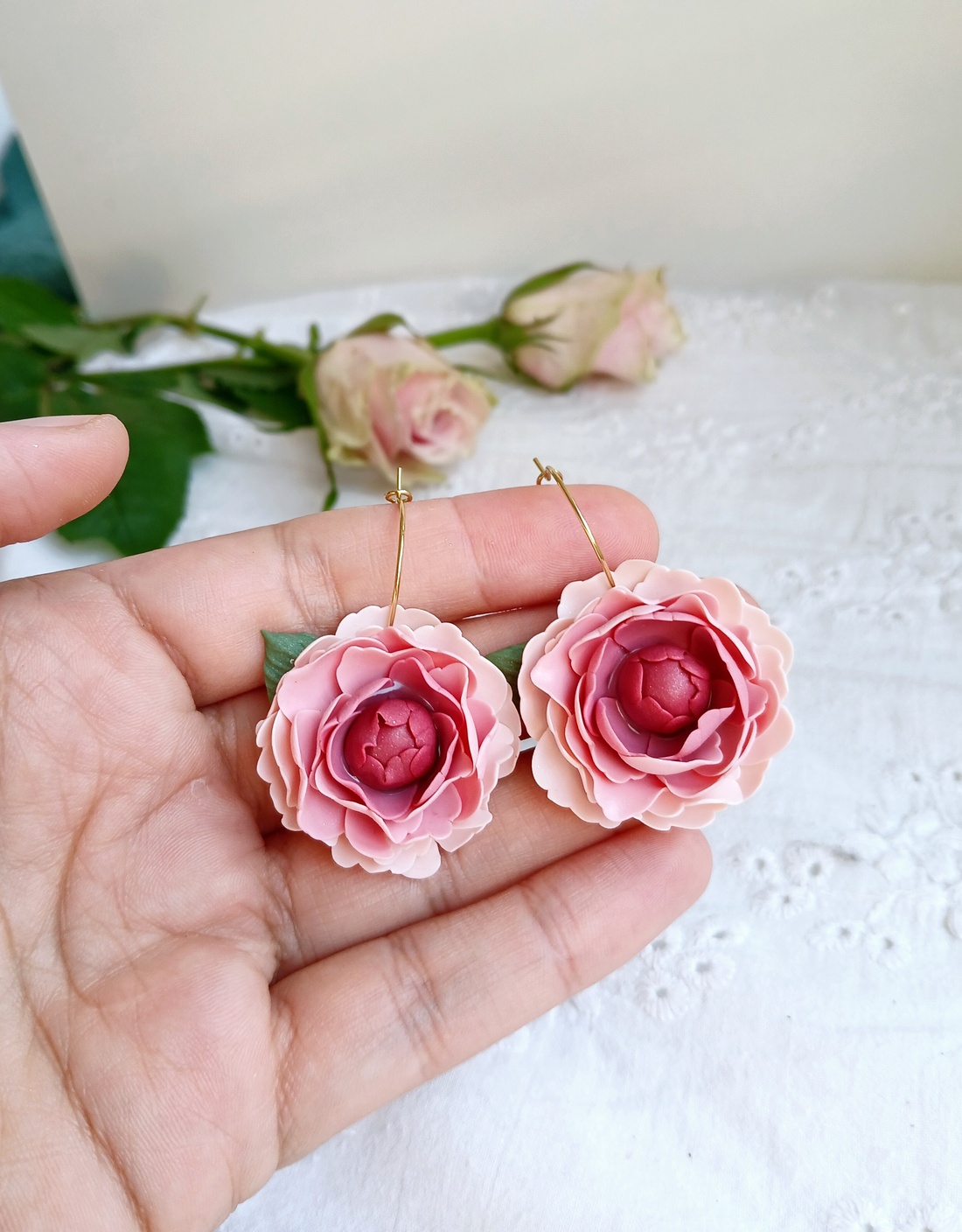 Cercei Flowers - bijuterii - cercei - cercei cu figurine - Artynos.ro
