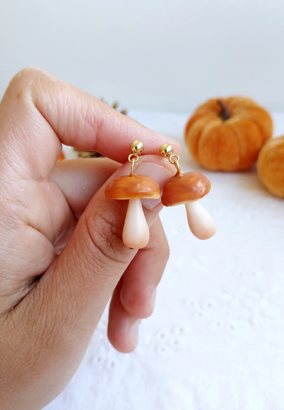 Cercei Ciupercute - bijuterii - cercei - cercei cu figurine - Artynos.ro