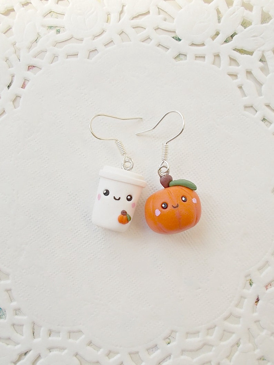 Cercei pumpkin spice latter - casă & stil de viață - decorațiuni de casă - halloween - tot ce ai nevoie de o petrecere! - bijuterii de halloween - Artynos.ro