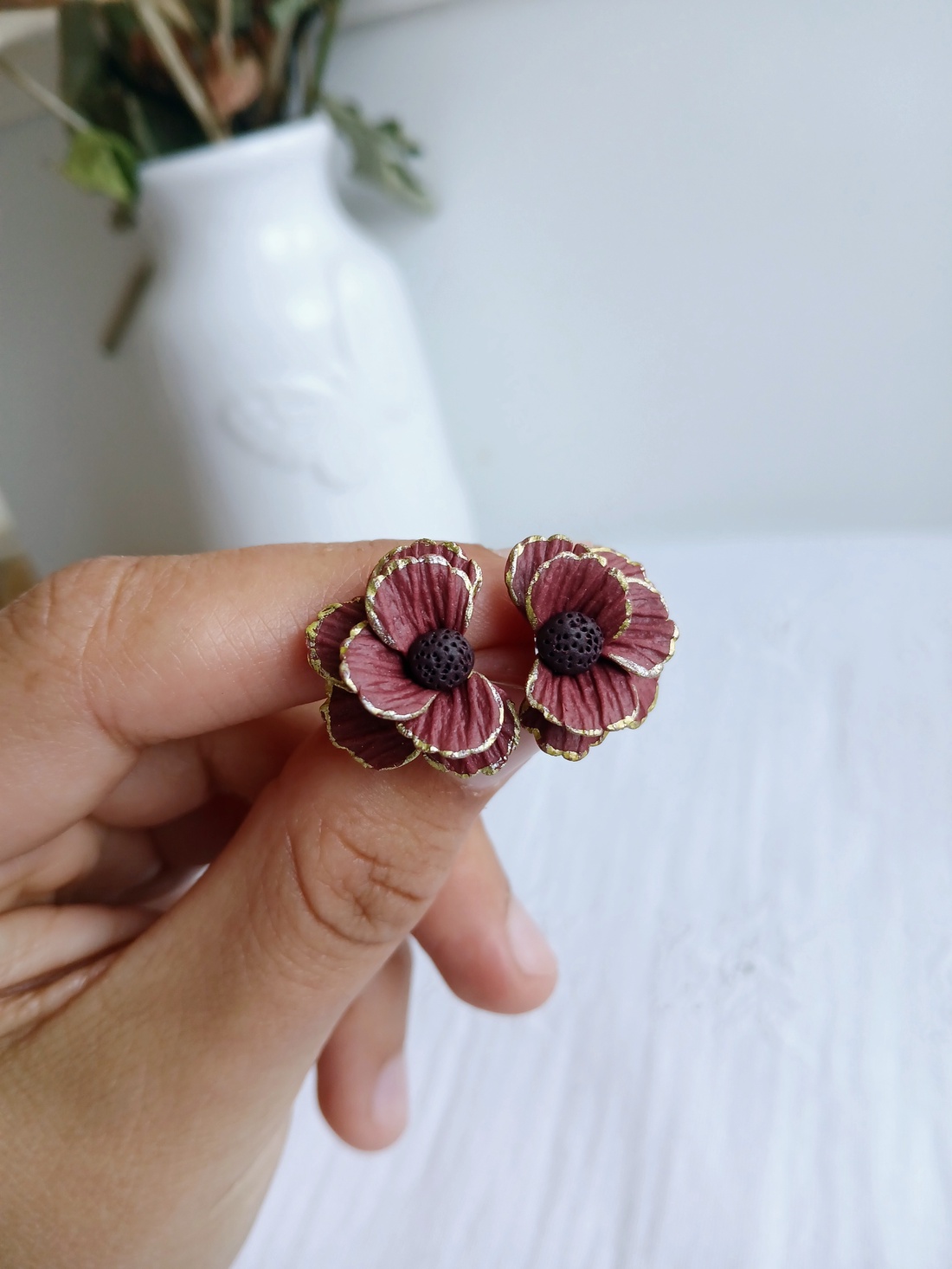 Cercei Autumn Flowers - bijuterii - cercei - cercei cu figurine - Artynos.ro