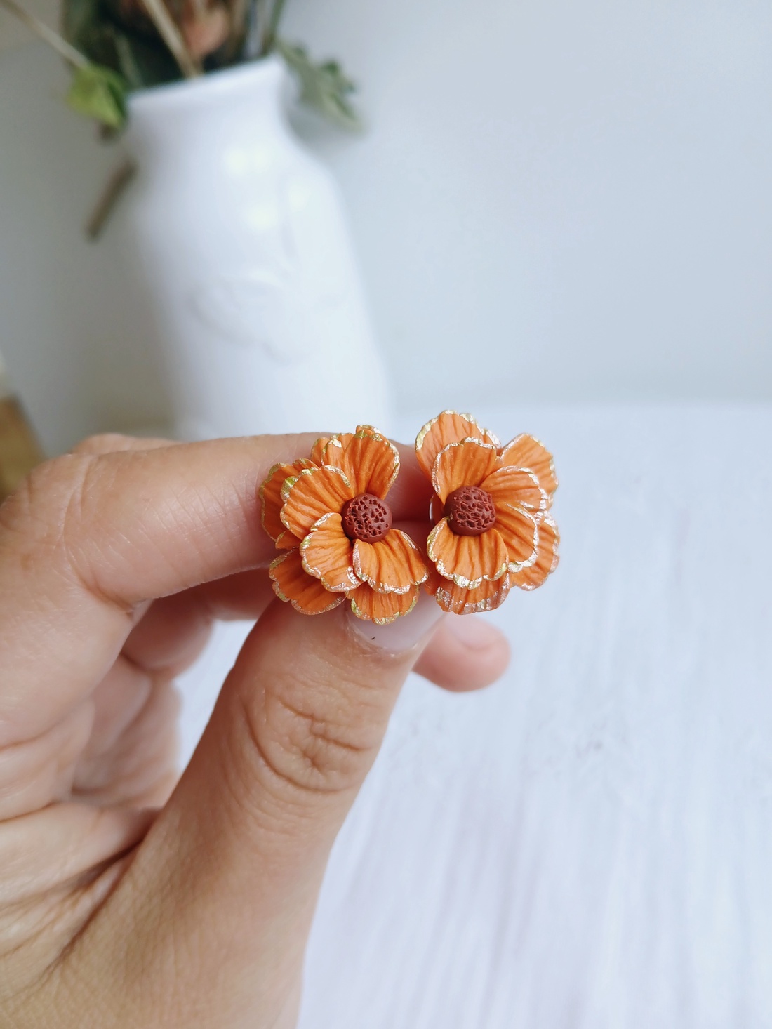 Cercei Autumn Flowers - bijuterii - cercei - cercei cu figurine - Artynos.ro
