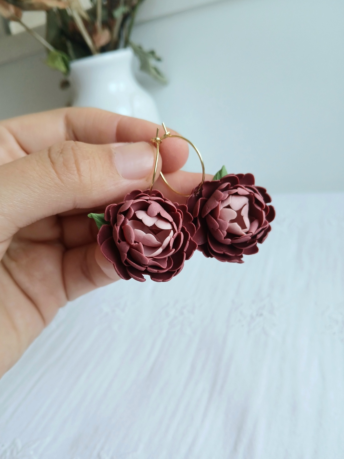 Cercei Autumn Flowers - bijuterii - cercei - cercei cu figurine - Artynos.ro