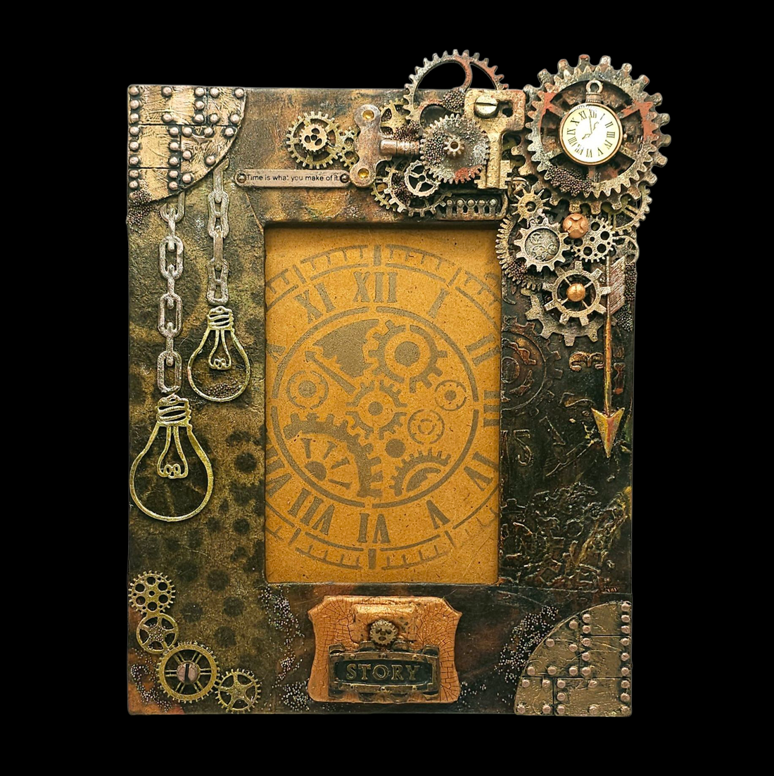 Time is What You Make of It - ramă foto unicat - casă & stil de viață - accesorii pentru decorat casa - picturi murale - rame pentru fotografii - Artynos.ro