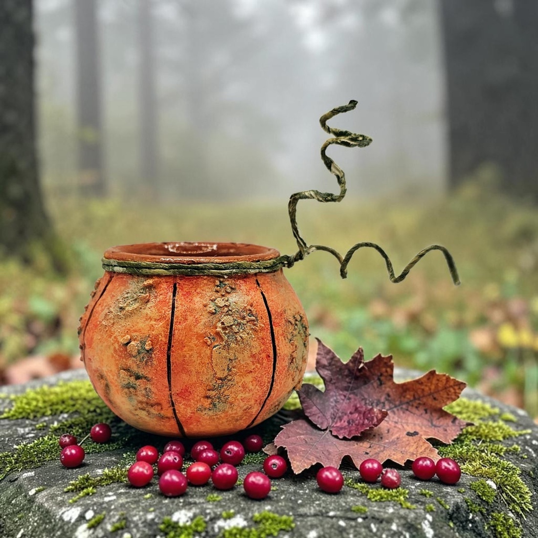 Fall Tendrils - lumânare parfumată fără fitil - casă & stil de viață - lumânări, parfumuri, arome - lumânări artizanale - Artynos.ro