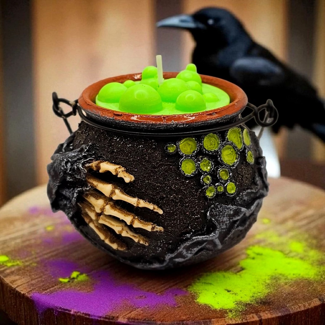 Bubbling Cauldron - Lumânare parfumată fără fitil - casă & stil de viață - decorațiuni de casă - halloween - tot ce ai nevoie de o petrecere! - ornamente de halloween - Artynos.ro