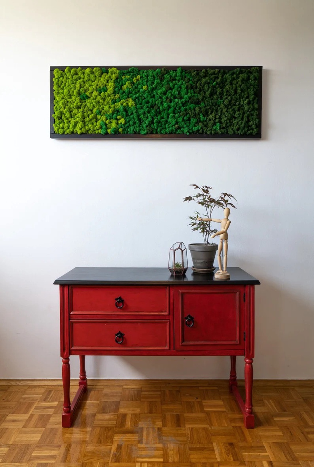 Tablou din licheni 10030 cm - casă & stil de viață - accesorii pentru decorat casa - decorațiuni de pereți, decorațiuni suspendate - tablou cu licheni - Artynos.ro